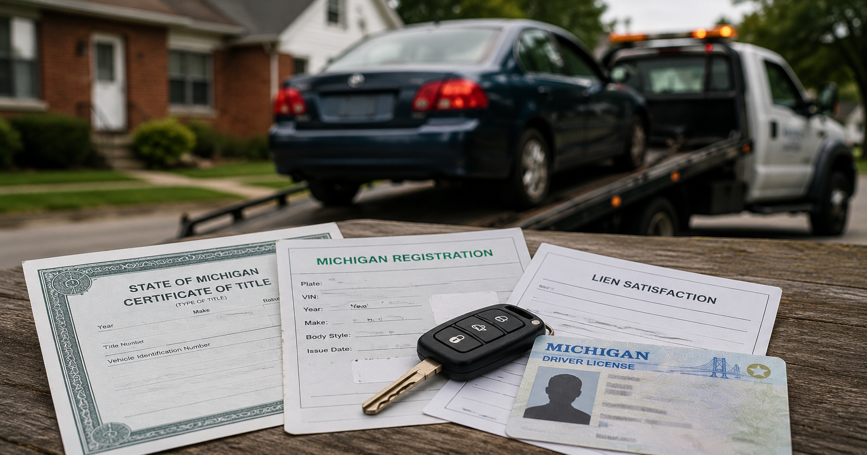 Junk Car Removal in Dearborn MI What Paperwork You Really Need